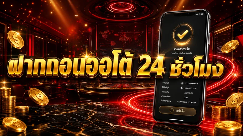 ฝากถอนออโต้ 24 ชั่วโมง